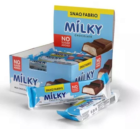 МОЛОЧНЫЙ ШОКОЛАД С НАЧИНКОЙ SNAQ FABRIQ MILKY 34g