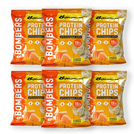 ЧИПСЫ ЦЕЛЬНОЗЕРНОВЫЕ BOMBBAR PROTEIN CHIPS 50g