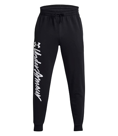 БРЮКИ UNDER ARMOUR RIVAL FLEECE GRAPHIC JOGGERS SR 1379776-001