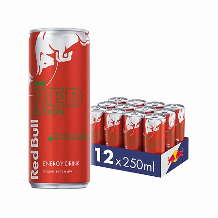 НАПИТОК ЭНЕРГЕТИЧЕСКИЙ RED BULL THE RED EDITION 355мл