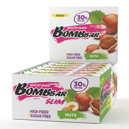 БАТОНЧИК BOMBBAR SLIM 35g