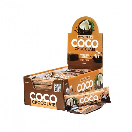 БАТОНЧИК ГЛАЗИРОВАННЫЙ SNAQ FABRIQ COCO 40g