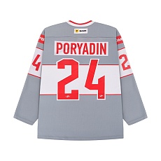 МАЙКА ХОККЕЙНАЯ ХК СПАРТАК 2024/25 "PORYADIN" № 24 РЕПЛИКА SR ПОРЯД24РС-2425