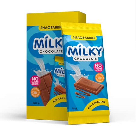 МОЛОЧНЫЙ ШОКОЛАД С НАЧИНКОЙ SNAQ FABRIQ MILKY 75g