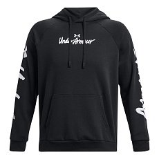 ТОЛСТОВКА UNDER ARMOUR RIVAL FLEECE GRAPHIC HOODIE SR 1379760-001