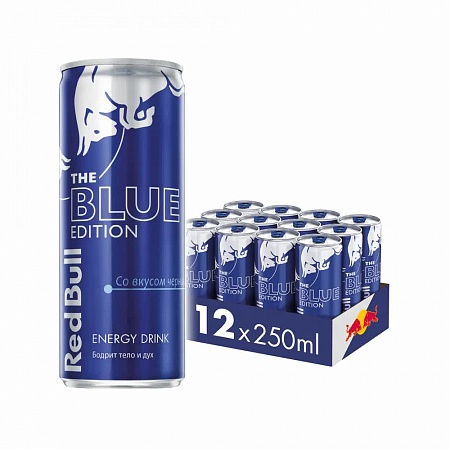 НАПИТОК ЭНЕРГЕТИЧЕСКИЙ RED BULL THE BLUE EDITION 250мл