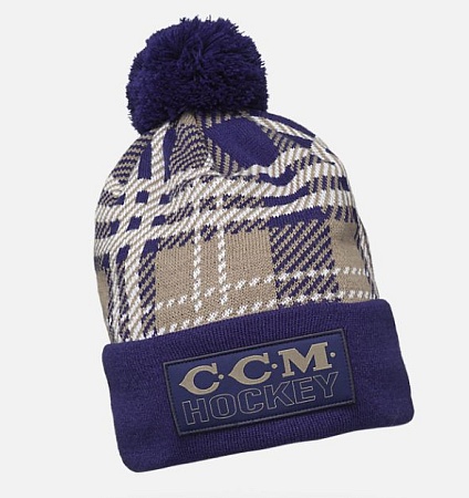 ШАПКА CCM HOLIDAY POM KNIT A AD