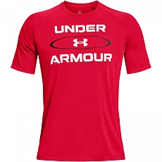 ФУТБОЛКА UNDER ARMOUR TECH 2.0 WORDMARK GRAPHIC SHORT SLEEVE SR 1373426-890