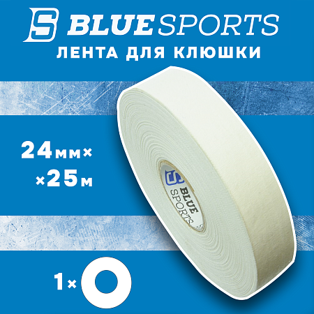 ЛЕНТА Д/КЛЮШЕК BLUESPORT 24мм-25м белый