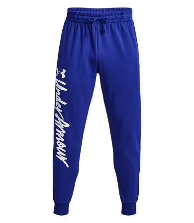 БРЮКИ UNDER ARMOUR RIVAL FLEECE GRAPHIC JOGGERS SR 1379776-400