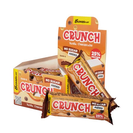 БАТОНЧИК ПРОТЕИНОВЫЙ BOMBBAR CRUNCH 50g