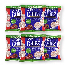 ЧИПСЫ ЦЕЛЬНОЗЕРНОВЫЕ SNAQ FABRIQ CRISPY CHIPS 50g